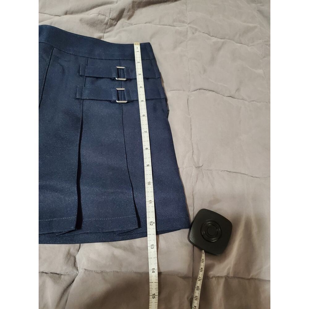 French Toast Girls Uniform Skort Size 6 Navy Pleated Scooter Adjustable Waist - Picture 4 of 12